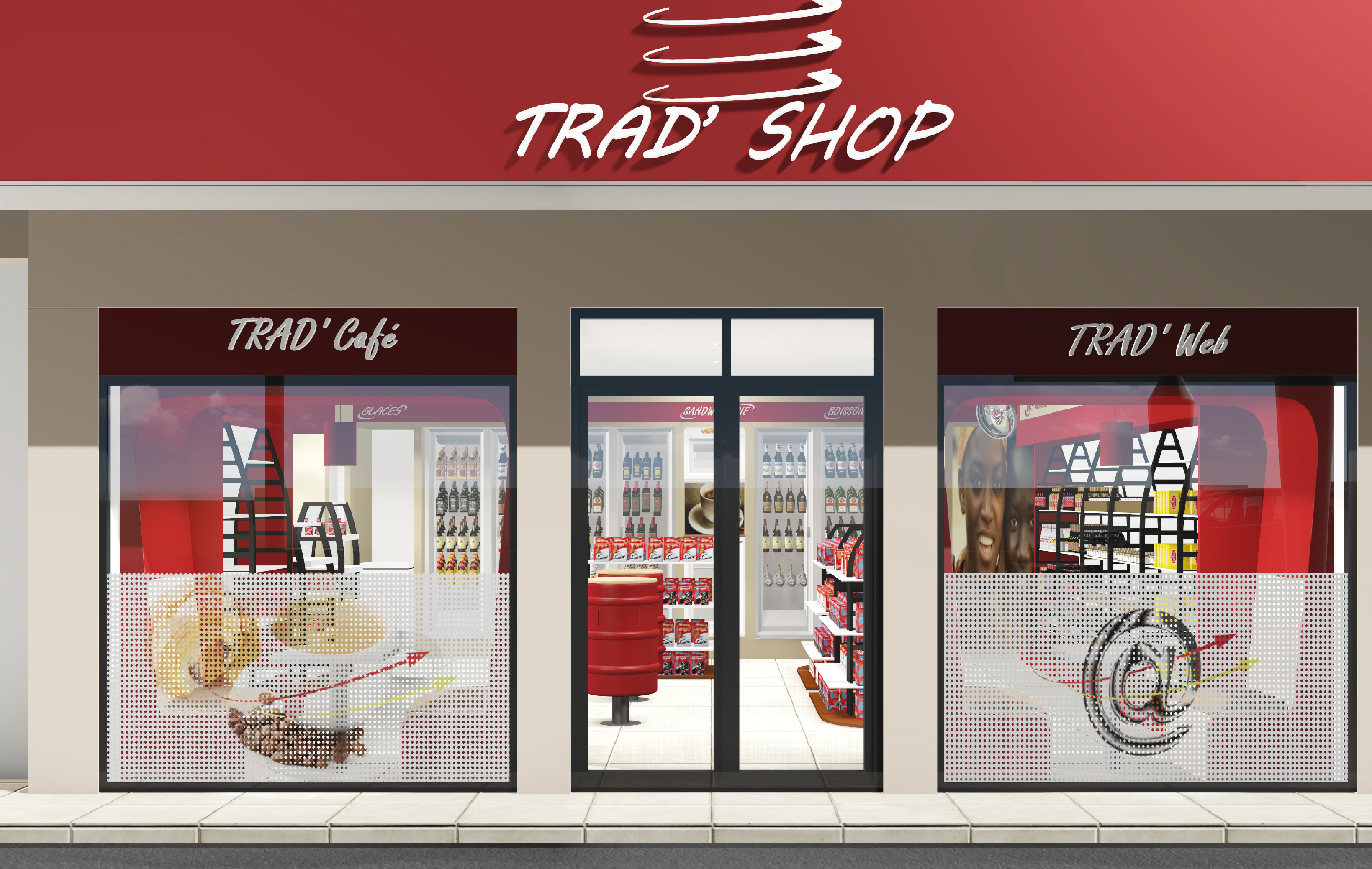 Redesign Tradex shops